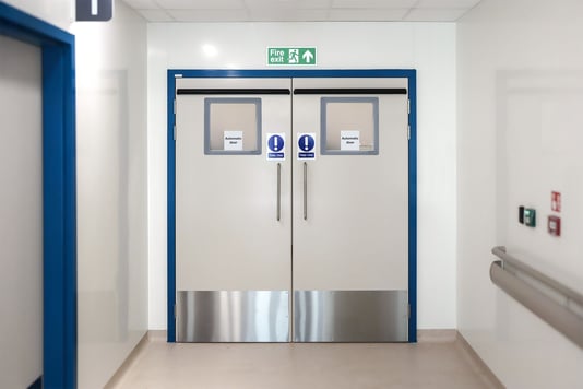 Healthcare doorset - Hygidoor - Double door - w